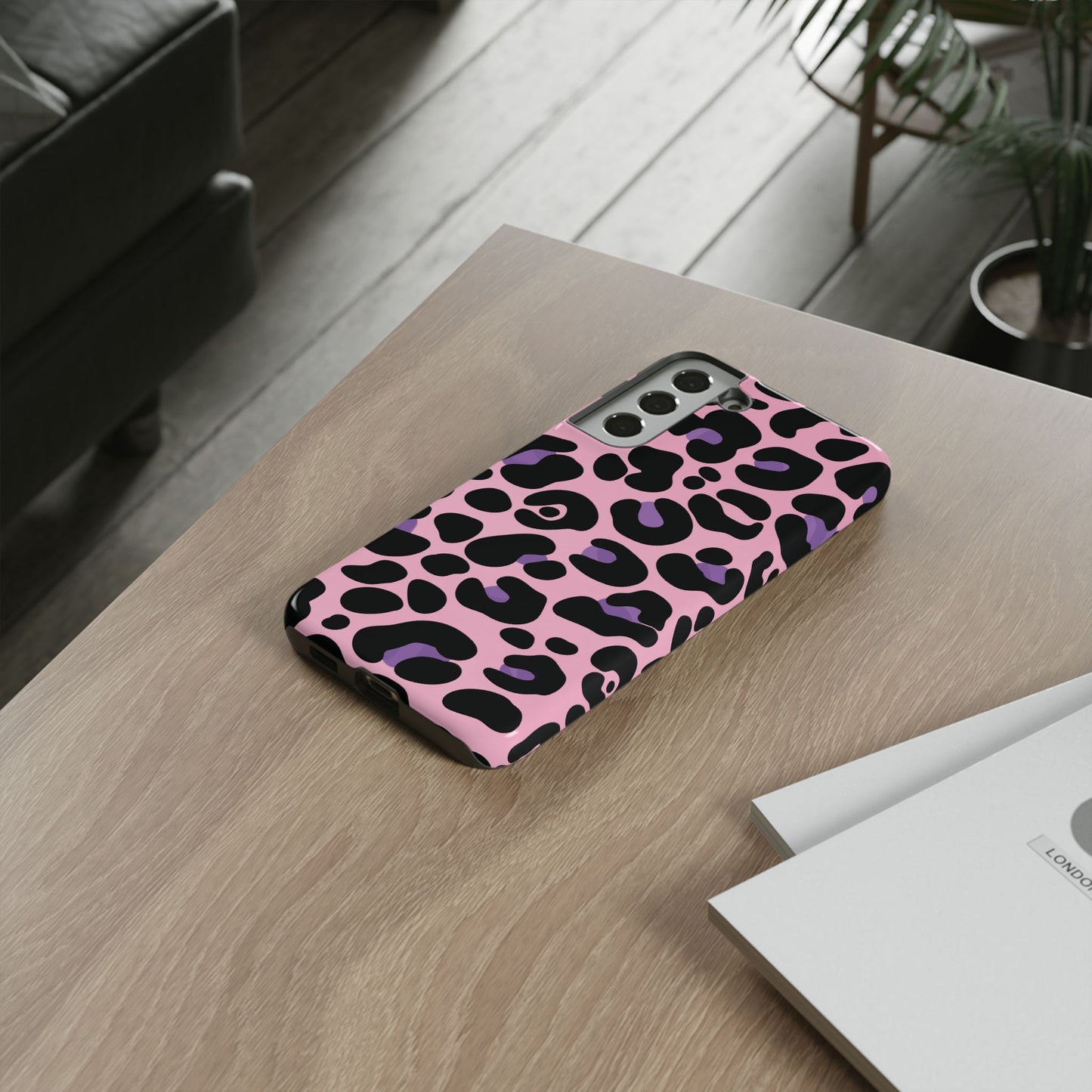 Pretty Pink & Lavender Leopard Print