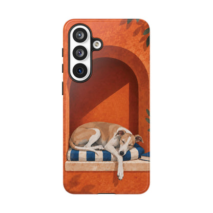 Whippet Siesta Nook Phone Case - Multicolor Phone Case - Samsung Galaxy S26 Plus / Glossy