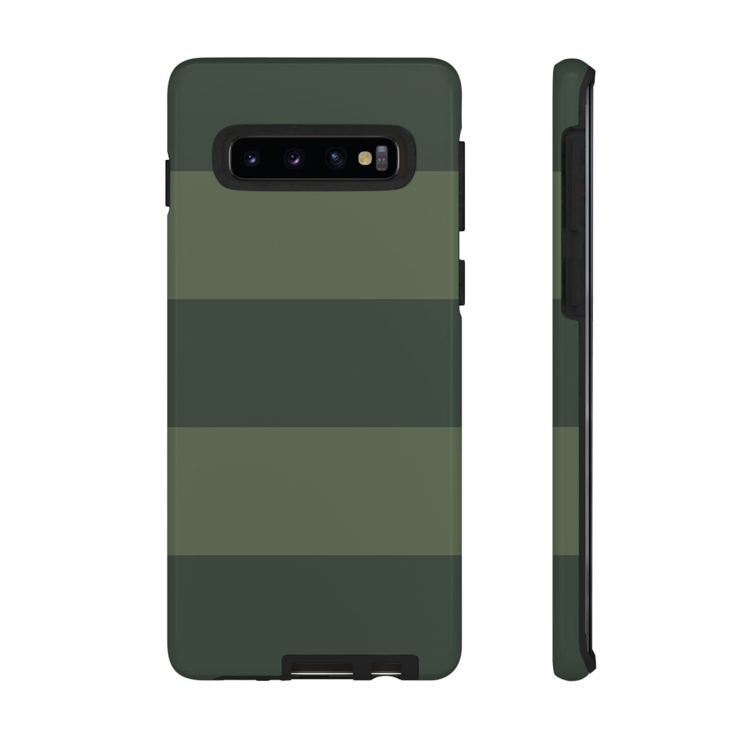 Phone Case - Green Horizontal Stripe Pattern Phone Case