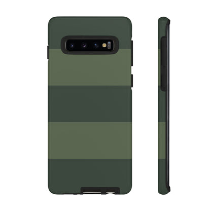 Phone Case - Green Horizontal Stripe Pattern Phone Case