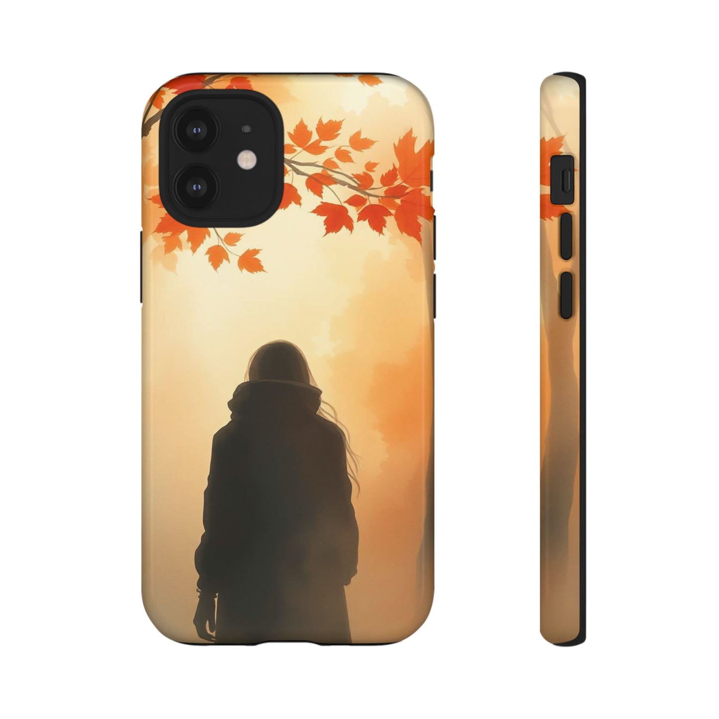 iPhone 12 Mini / Glossy Phone Case - Watercolour Mysterious Woman Phone Case