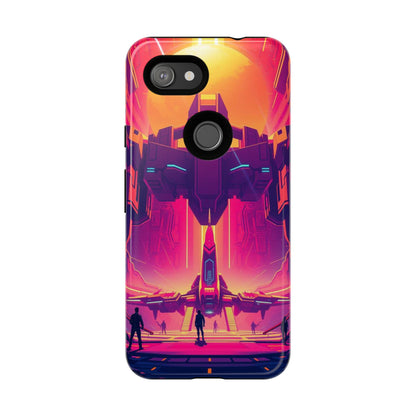 Alien Landing Pad Design Phone Case