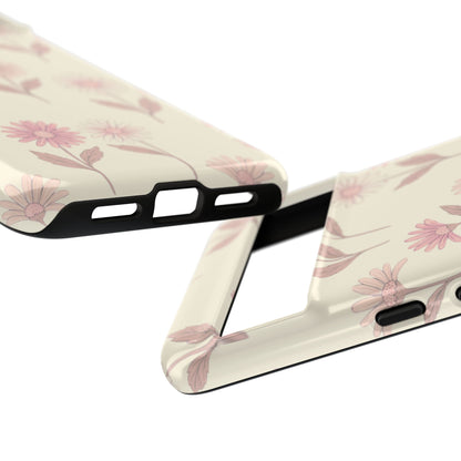 Pretty Blush Daisy Pattern Phone Case