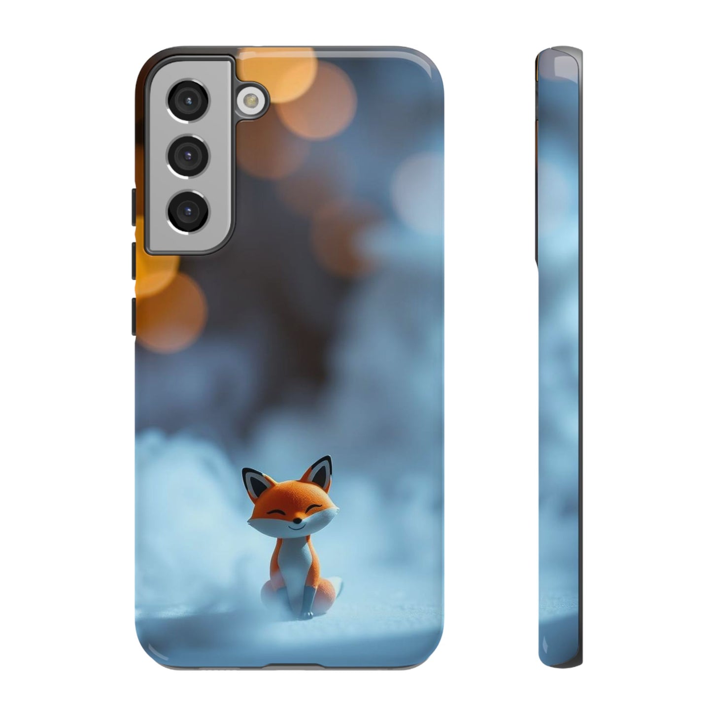 Samsung Galaxy S22 Plus / Glossy Phone Case - Cute Misty Fox Design Phone Case