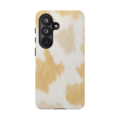 Golden Honey Cow Print Phone Case
