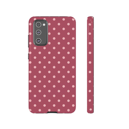 Samsung Galaxy S20 FE / Glossy Phone Case - ’Pink Dot Pattern’ Phone Case