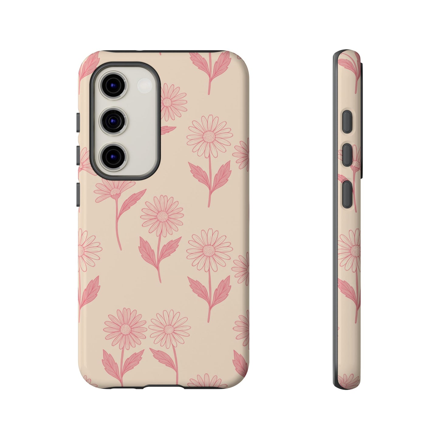 Pretty Pink Daisy Pattern Phone Case
