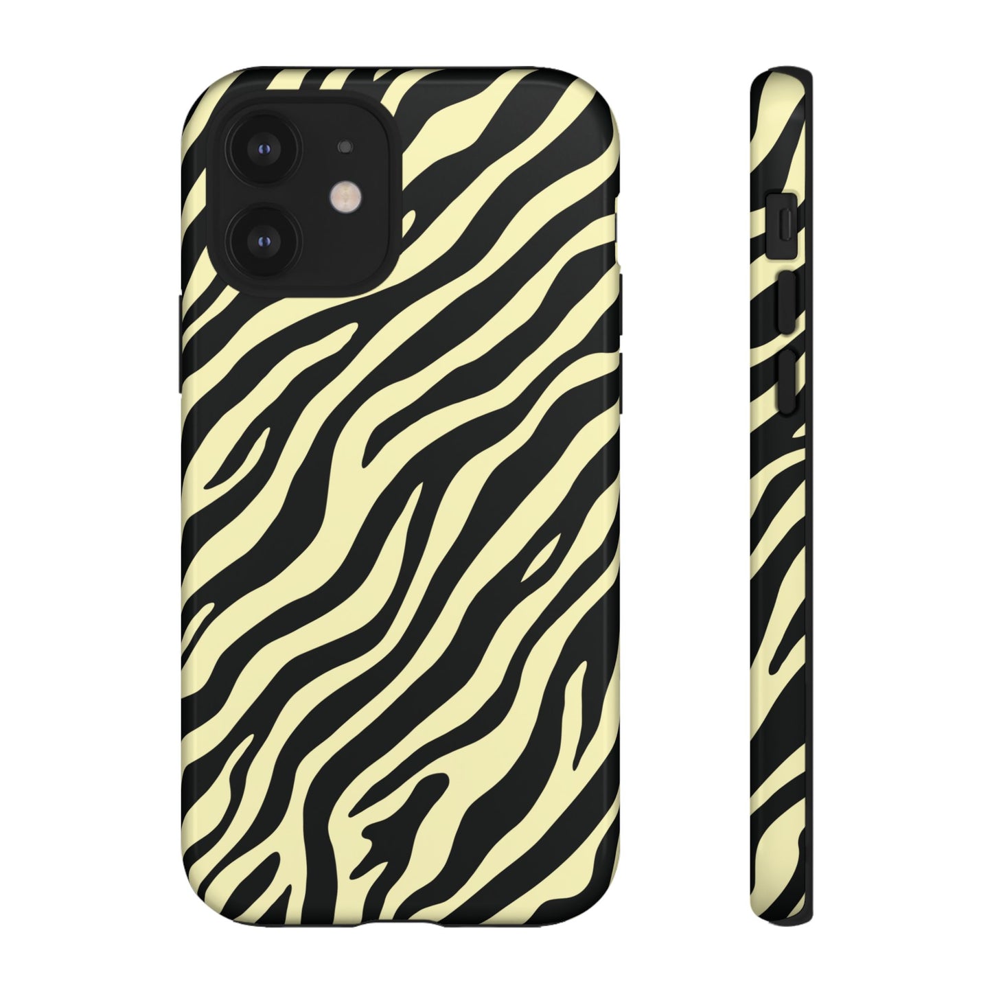 Stylish Neutral Zebra Print Phone Case