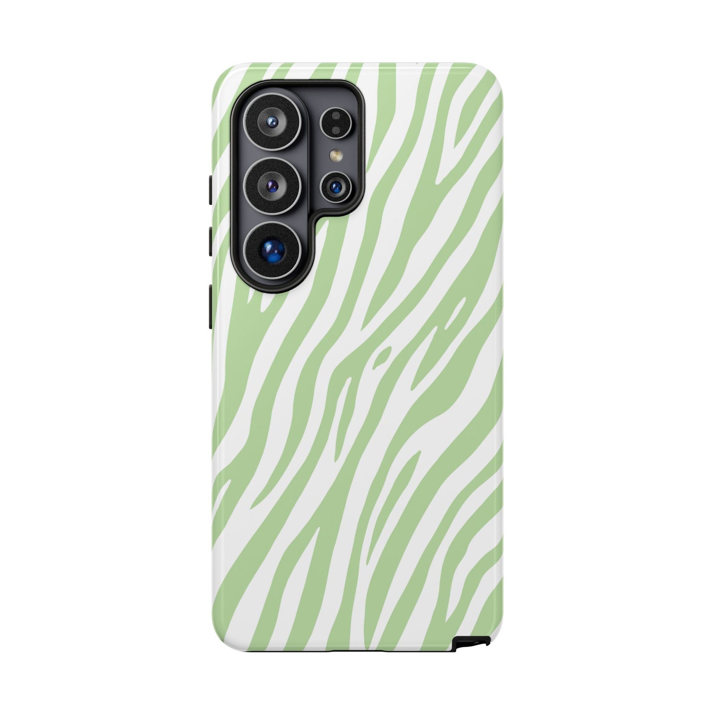 Mint Tiger Print Phone Case