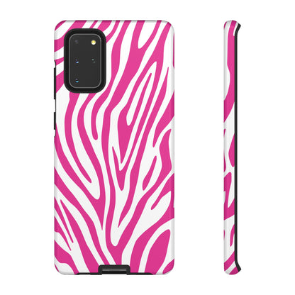Graphic Hot Pink Tiger Print Phone Case