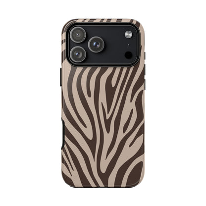 Boutique Mocha Tiger Print Phone Case