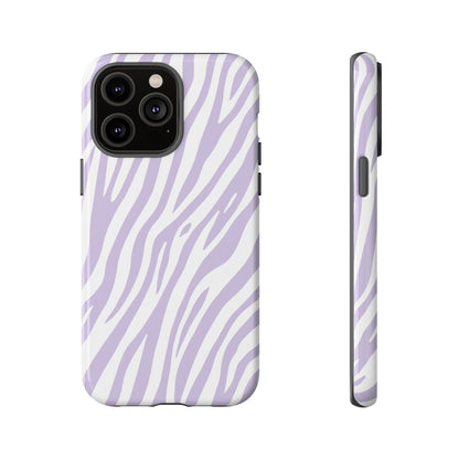 Lavender Tiger Print Phone Case