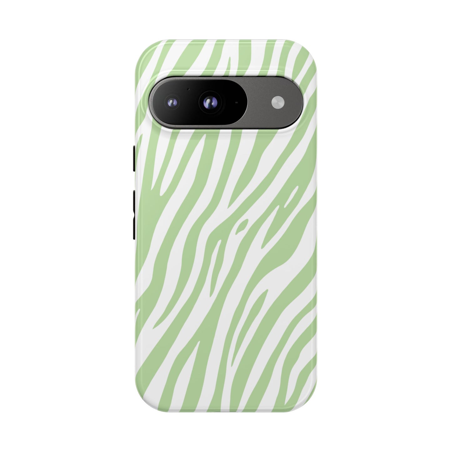 Mint Tiger Print Phone Case