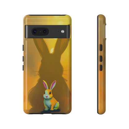 Google Pixel 7 / Glossy Phone Case - Shadow Rabbit Design Phone Case