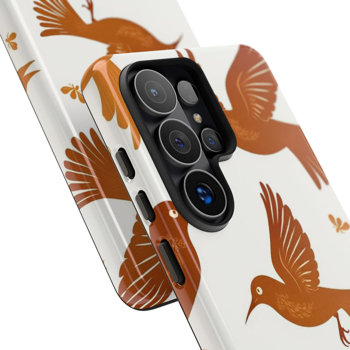 Abstract Bird Pattern Phone Case - Multicolor Phone Case
