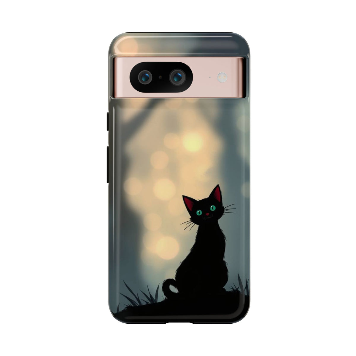 Gothic Cat Design Phone Case - Multicolor Phone Case - Google Pixel 8 / Glossy
