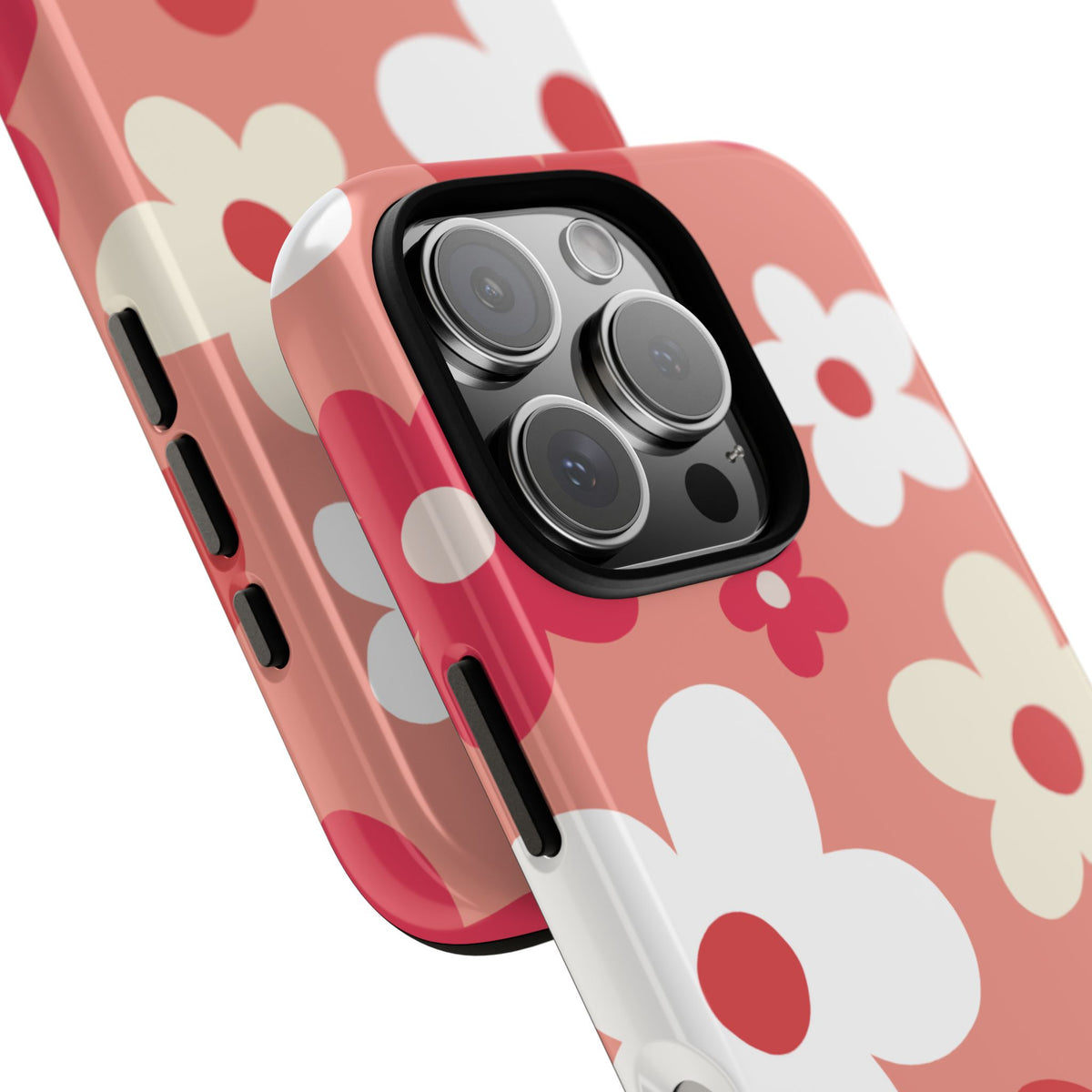 Cute Pink Daisy Pattern #1 Phone Case - Pink Phone Case