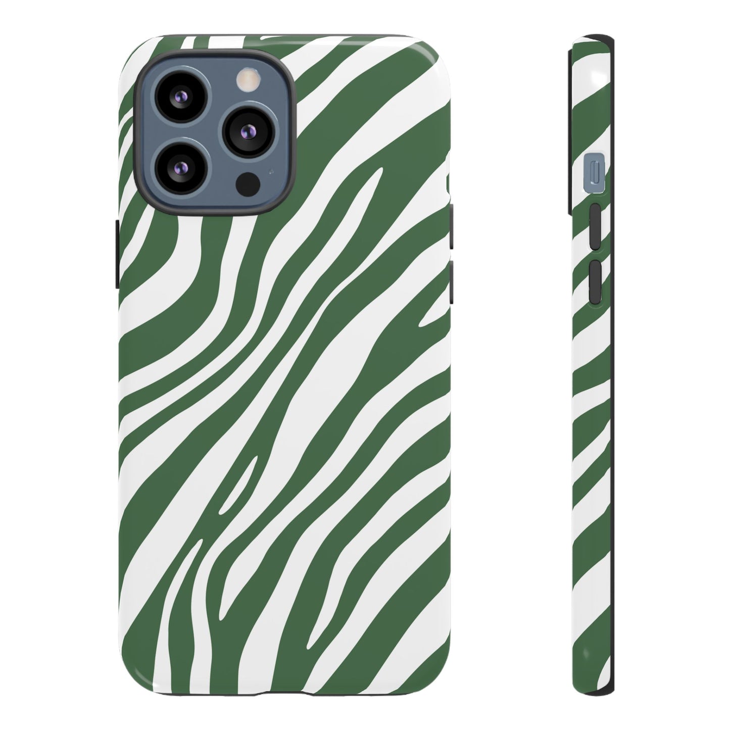 Modern Sage Zebra Print Phone Case