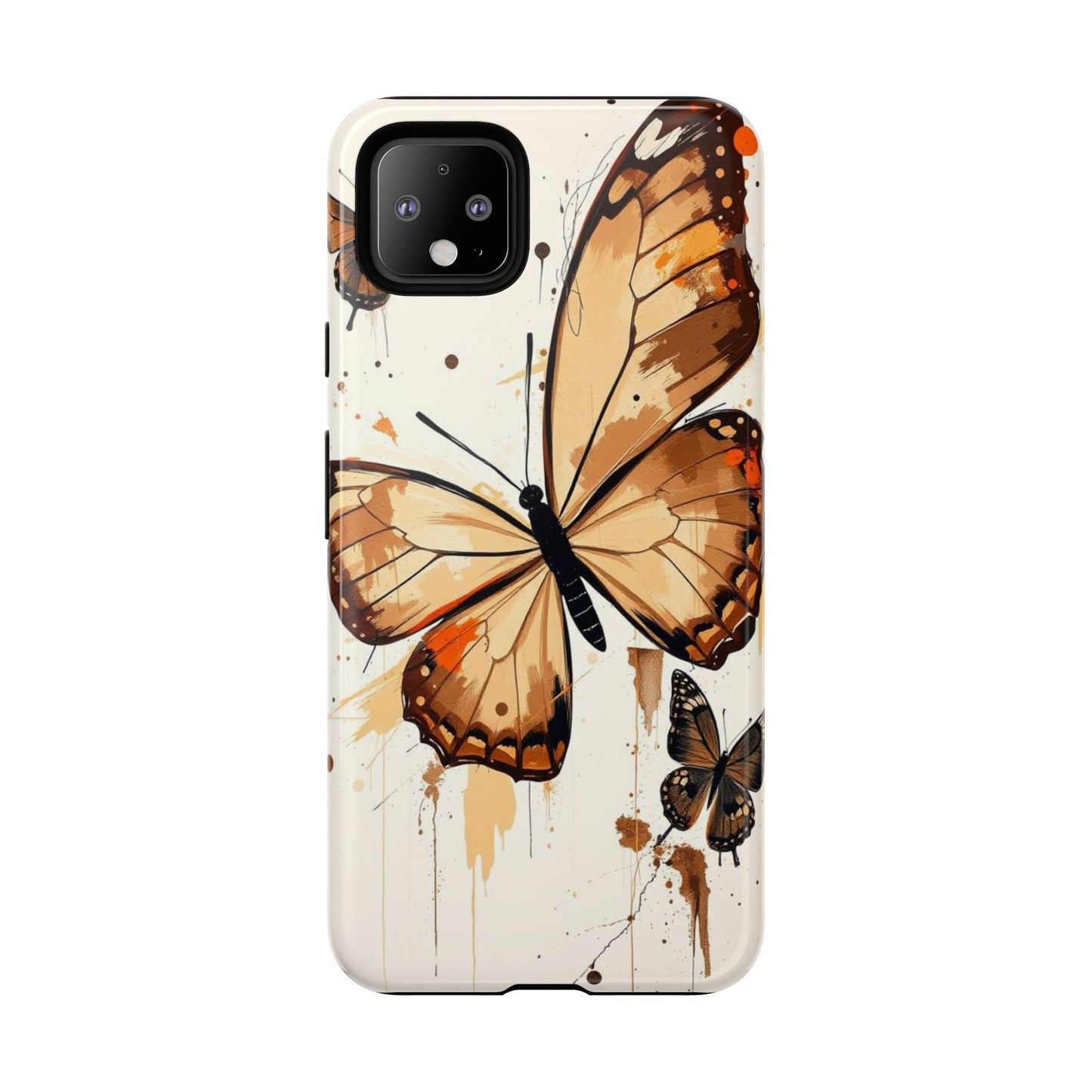 Acrylic Style Butterflies Design Phone Case