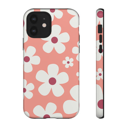 Cute Pink Daisy Pattern #2 Phone Case - Pink Phone Case - iPhone 12 / Glossy