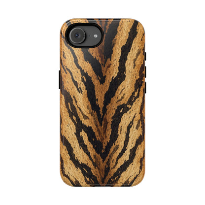 Amber Tiger Print Phone Case - Orange Phone Case - iPhone 17e / Glossy