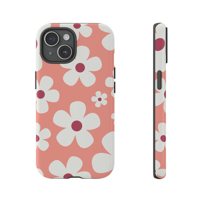 Cute Pink Daisy Pattern #2 Phone Case - Pink Phone Case - iPhone 15 / Glossy
