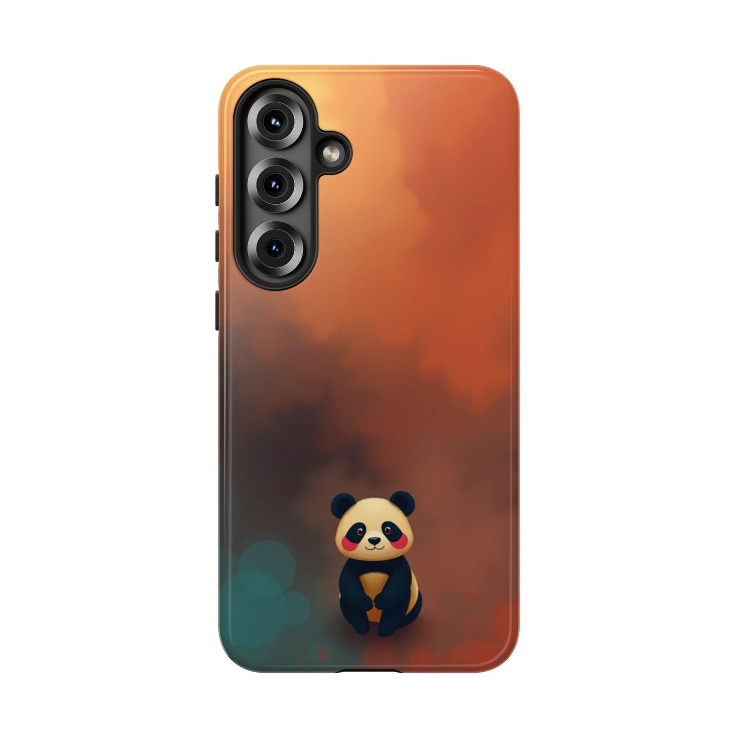 Samsung Galaxy S25 Plus / Glossy Phone Case - Cute Colourful Panda Design Phone Case