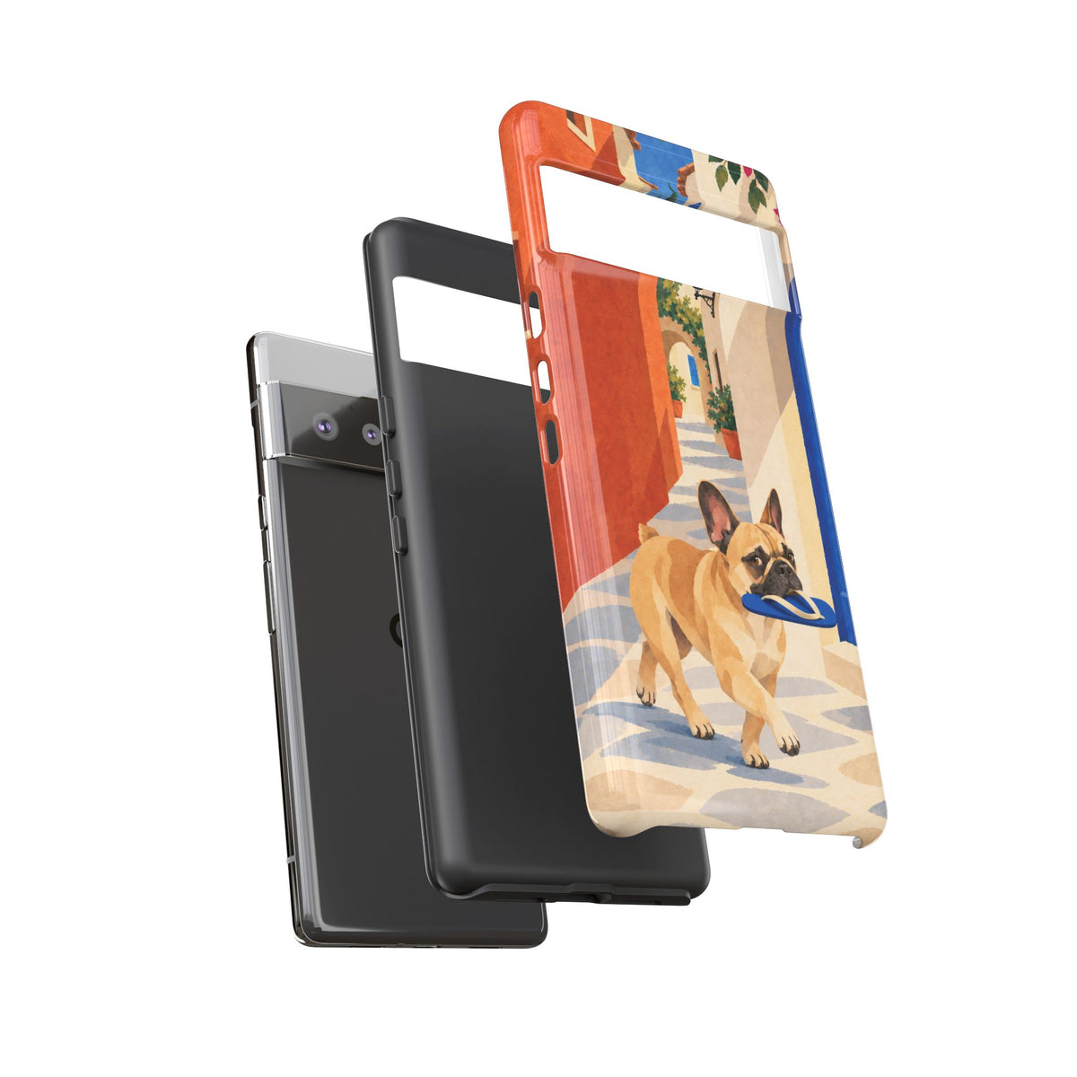 French Bulldog Quiet Lane Phone Case - Multicolor Phone Case