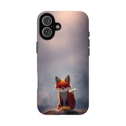 Cute Gothic Fox Design Phone Case