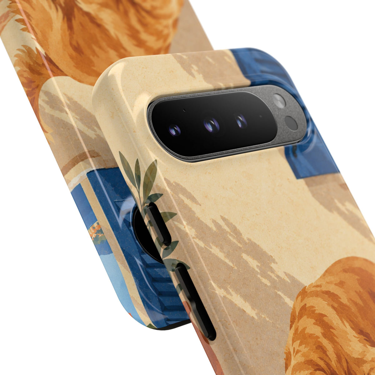 Cocker Spaniel Scent Trail Phone Case - Multicolor Phone Case