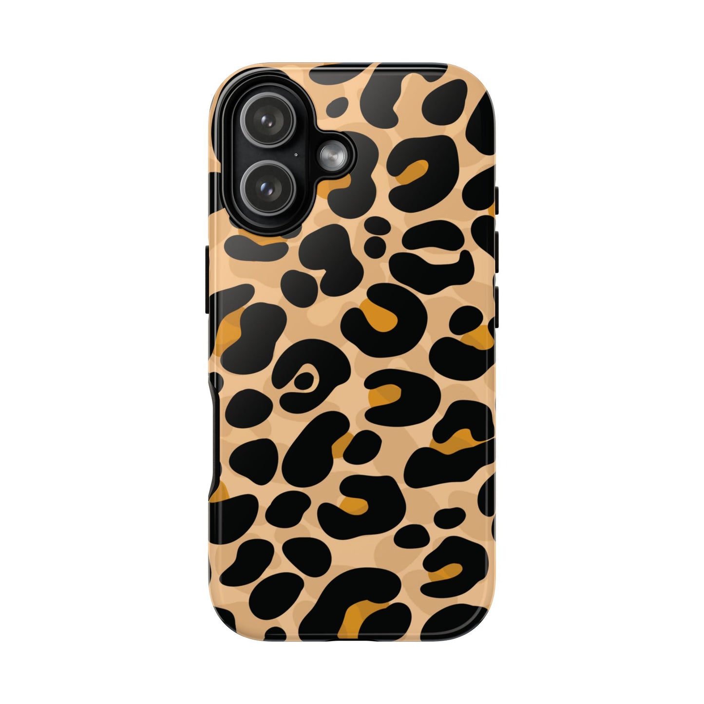 Stylish Mocha Leopard Print Phone Case