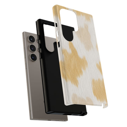 Golden Honey Cow Print Phone Case