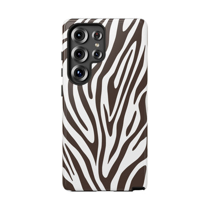 Graphic Brown Tiger Print Phone Case