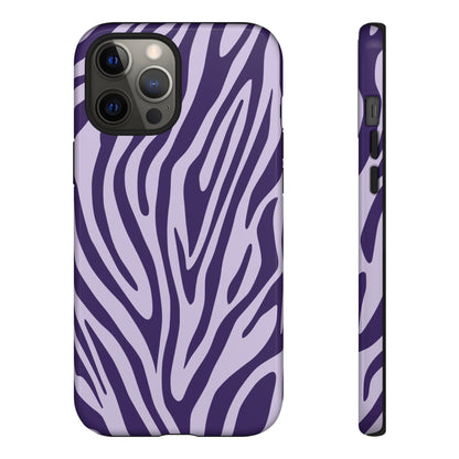Boutique Lavender Tiger Print Phone Case