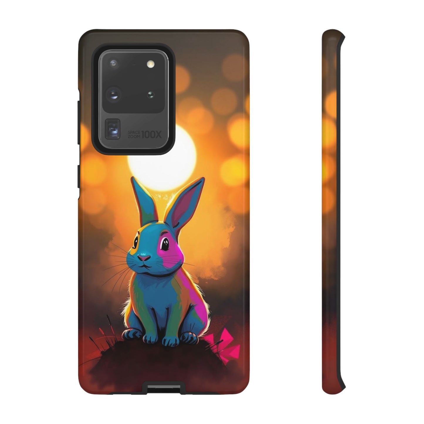 Samsung Galaxy S20 Ultra / Glossy Phone Case - Pop Art Rabbit Design Phone Case