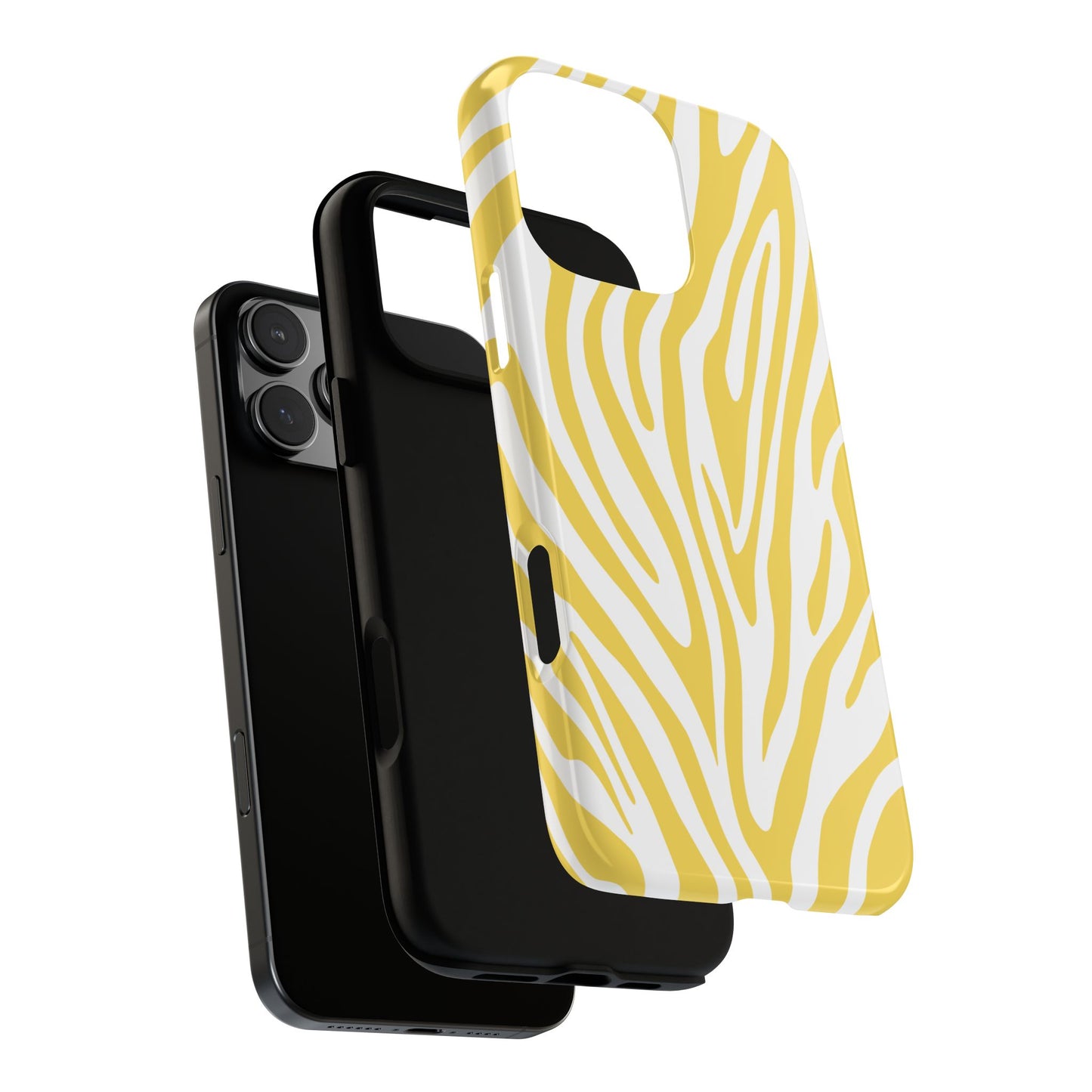 Graphic Yellow Tiger Print Phone Case