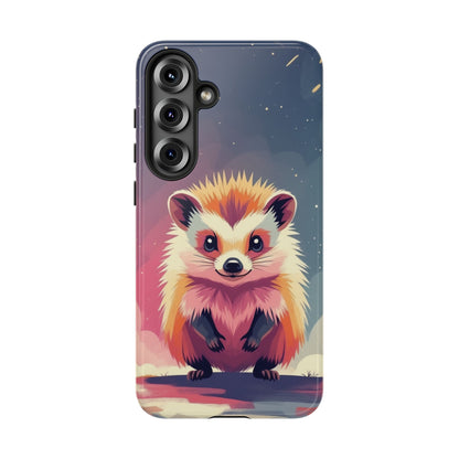 Samsung Galaxy S25 Plus / Glossy Phone Case - Stylised Hedgehog Design Phone Case