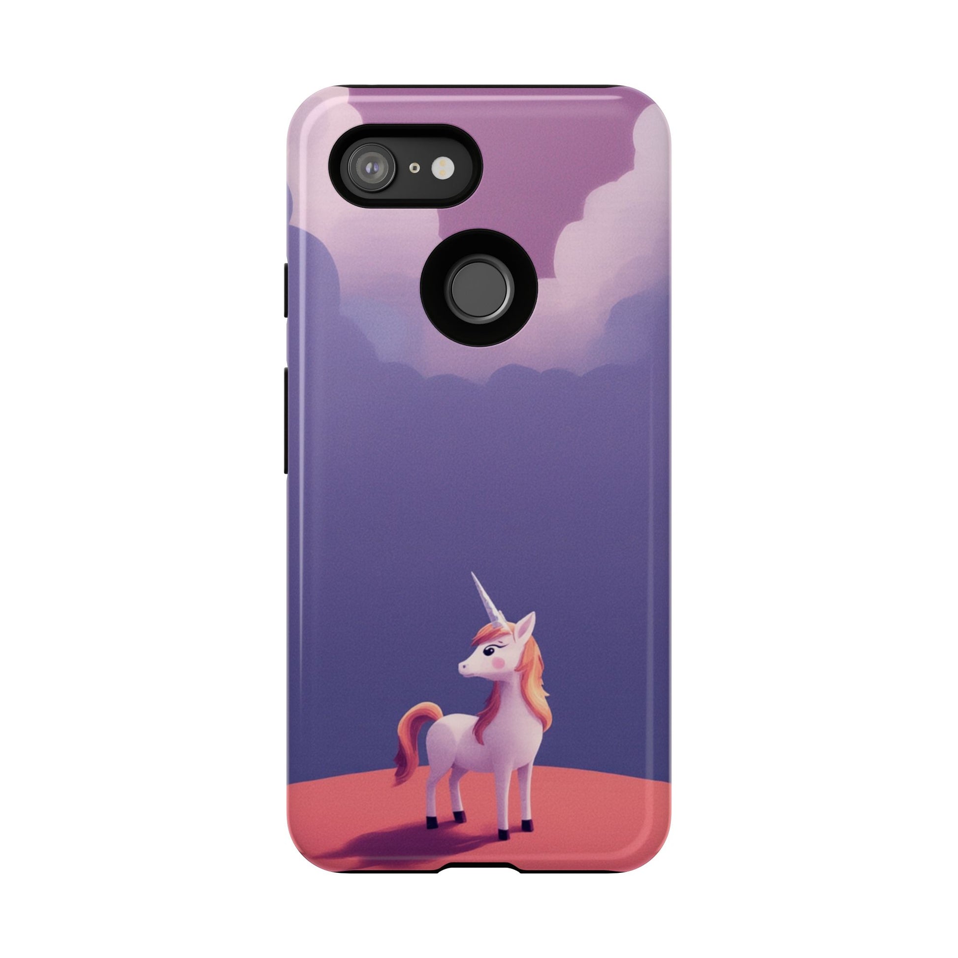 Phone Case - Cute Unicorn & Cloud Design Phone Case