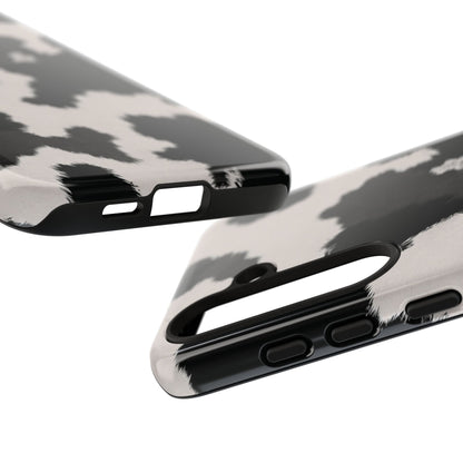 Modern Monochrome Cow Print Phone Case