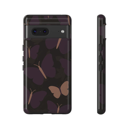 Minimalist Purple Butterfly Pattern Phone Case - Purple Phone Case - Google Pixel 7 / Glossy