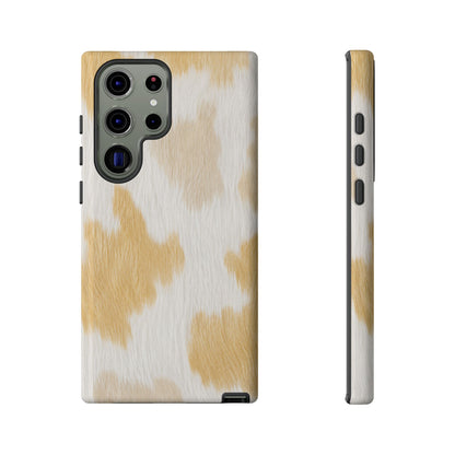 Golden Honey Cow Print Phone Case
