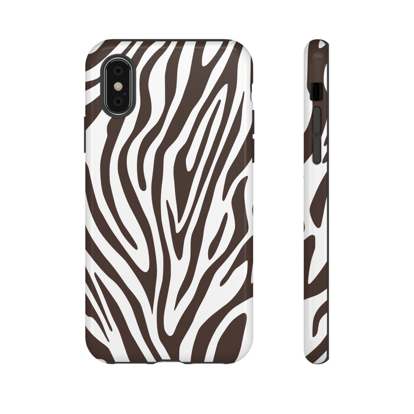 Graphic Brown Tiger Print Phone Case
