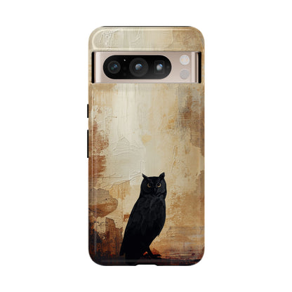 Google Pixel 8 Pro / Glossy Phone Case - Beautiful Abstract Owl Design Phone Case