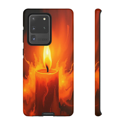Samsung Galaxy S20 Ultra / Glossy Phone Case - Red Candle Phone Case