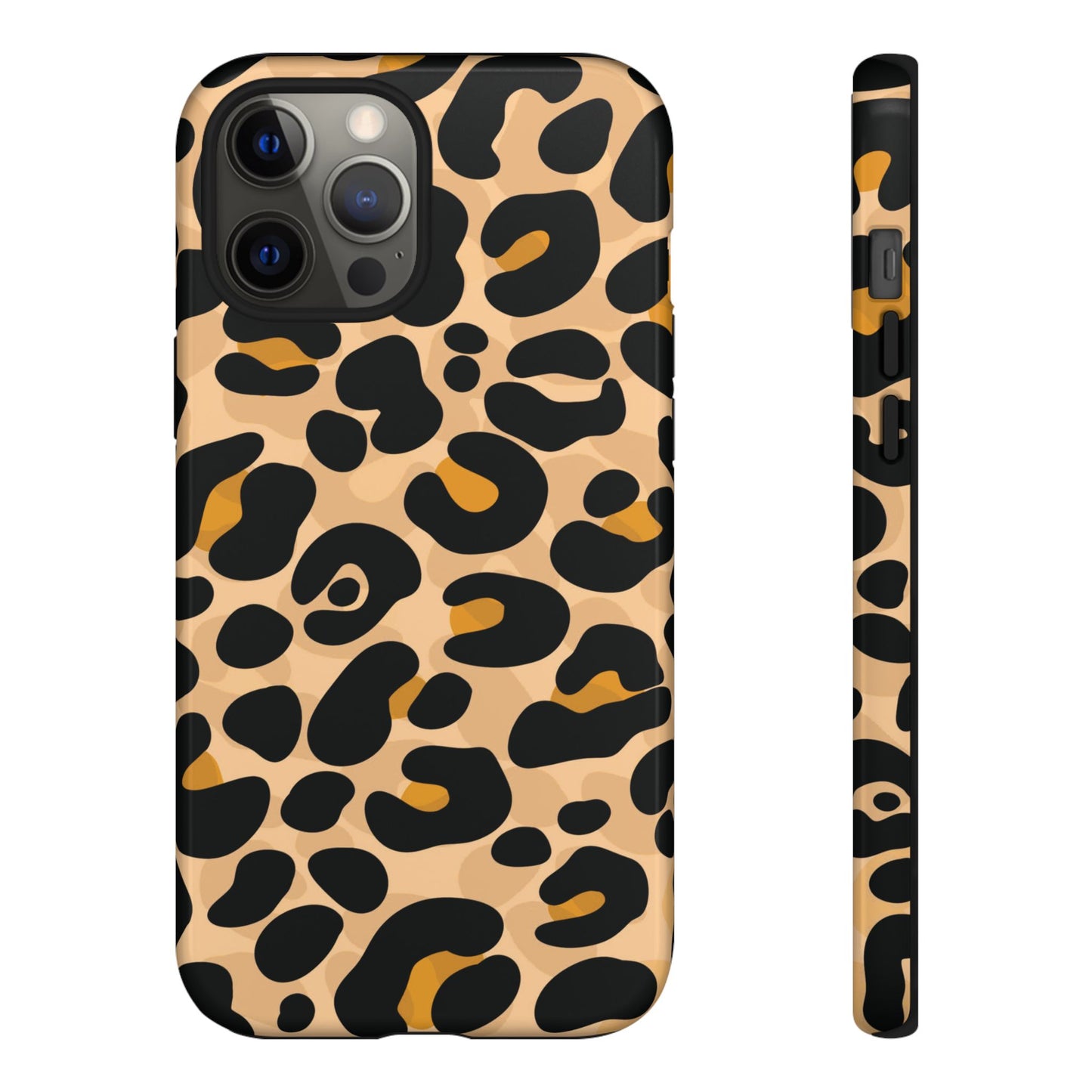 Stylish Mocha Leopard Print Phone Case