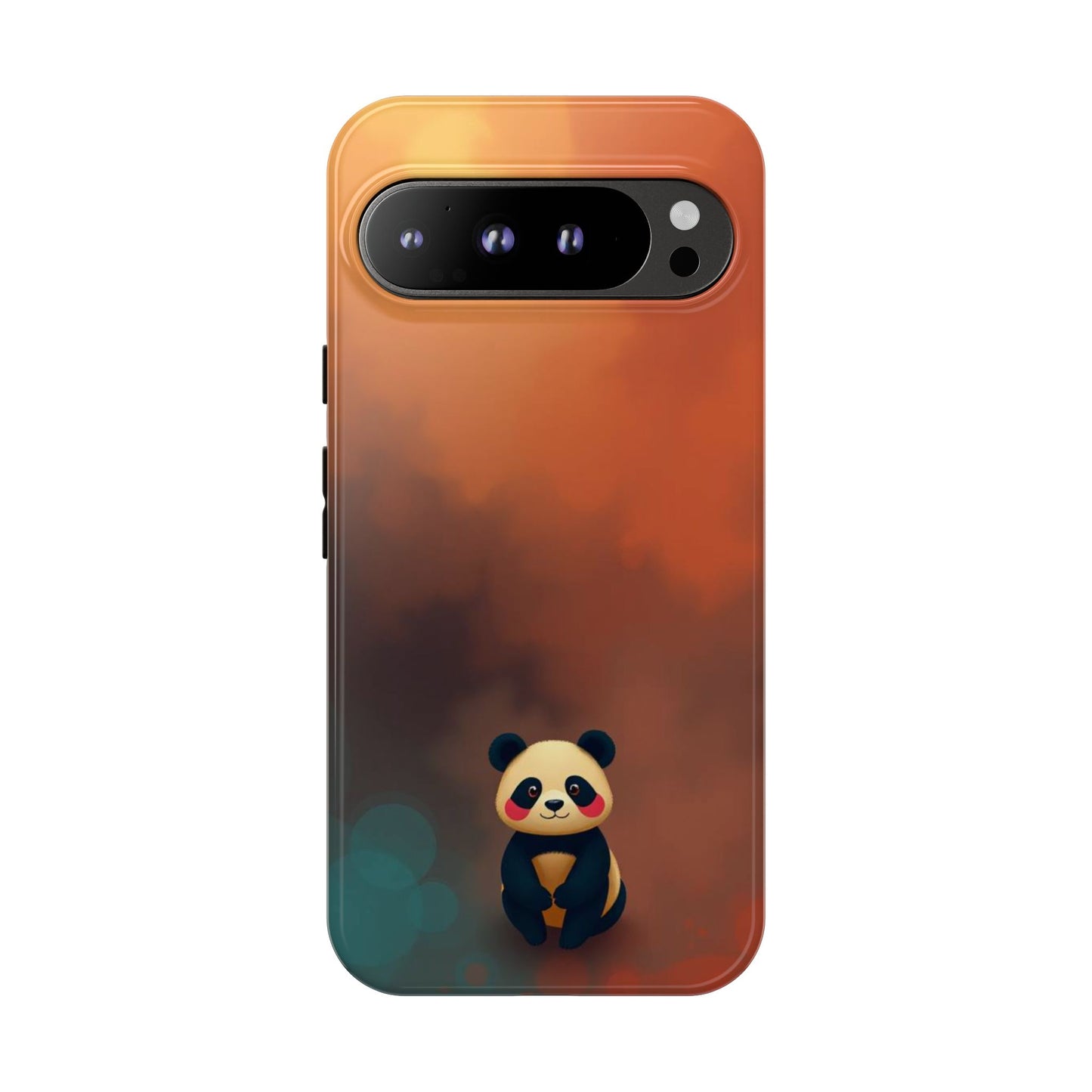 Google Pixel 9 Pro XL / Glossy Phone Case - Cute Colourful Panda Design Phone Case