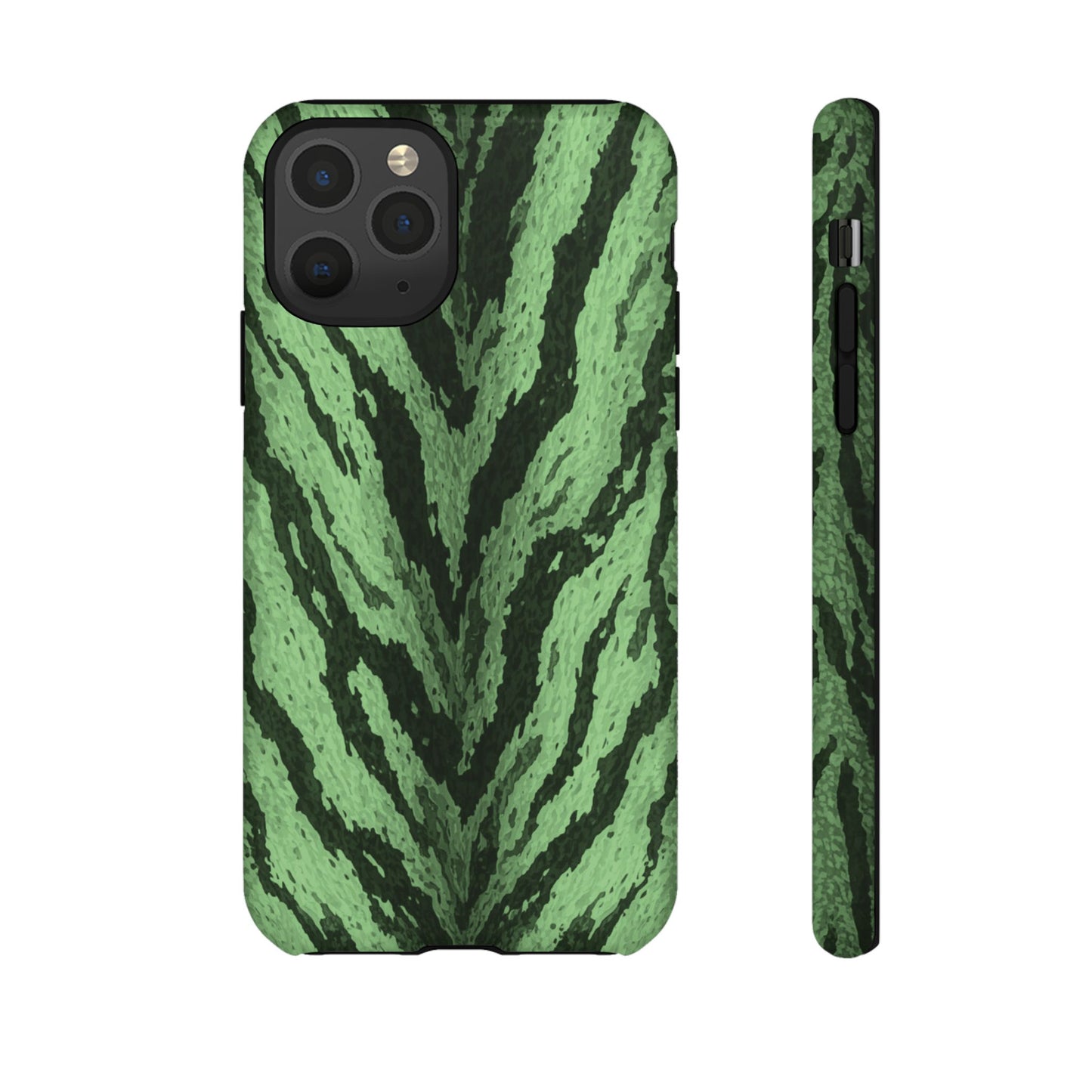 Sage Tiger Print Phone Case