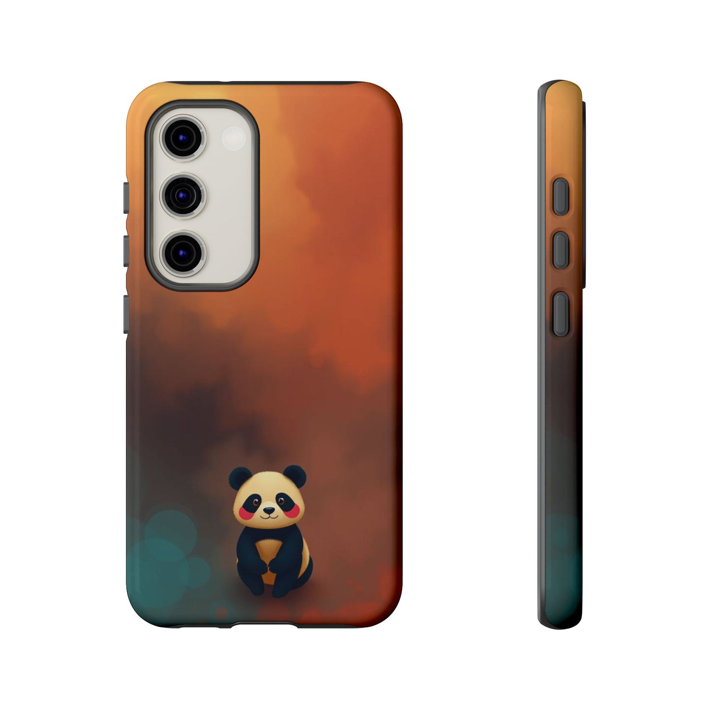 Samsung Galaxy S23 / Glossy Phone Case - Cute Colourful Panda Design Phone Case