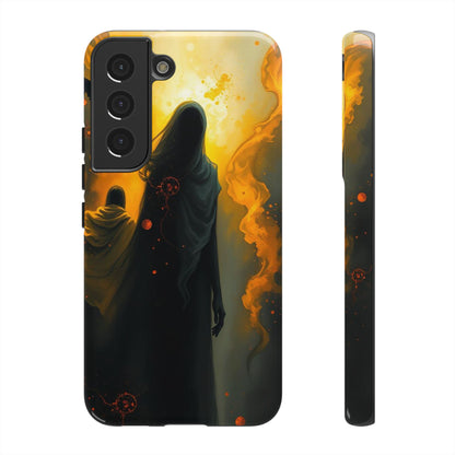 Samsung Galaxy S22 / Glossy Phone Case - Acrylic Gothic Myterious Figures Phone Case