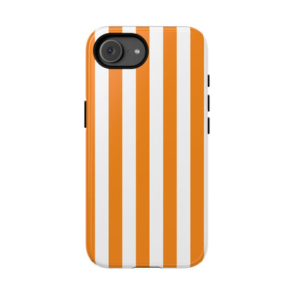 Simple Yellow & White Stripe Pattern Phone Case - White Phone Case - iPhone 17e / Glossy
